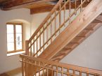 Spindeltreppe in Eiche